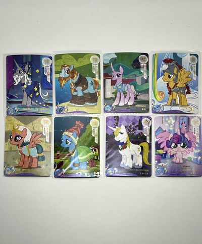 【上海中福卡博会】锦色铺子的卡拍第7期🐎小马宝莉专场 - 卡游 小马宝莉 辉月包 第一弹 8张 一半原封