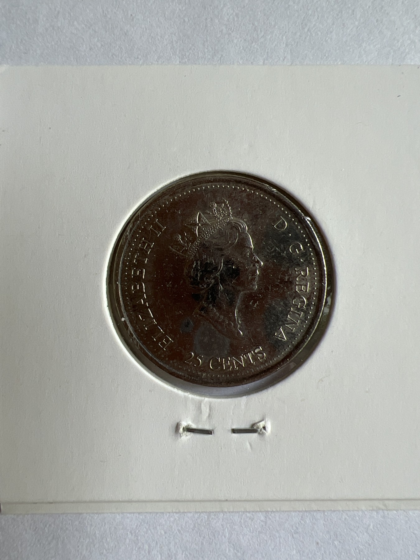 第488期 硬币专场 （无押金，捡漏，全场50包邮，偏远地区除外，接收代拍业务） 加拿大25分-家庭系列之八月千禧年：希望与梦想