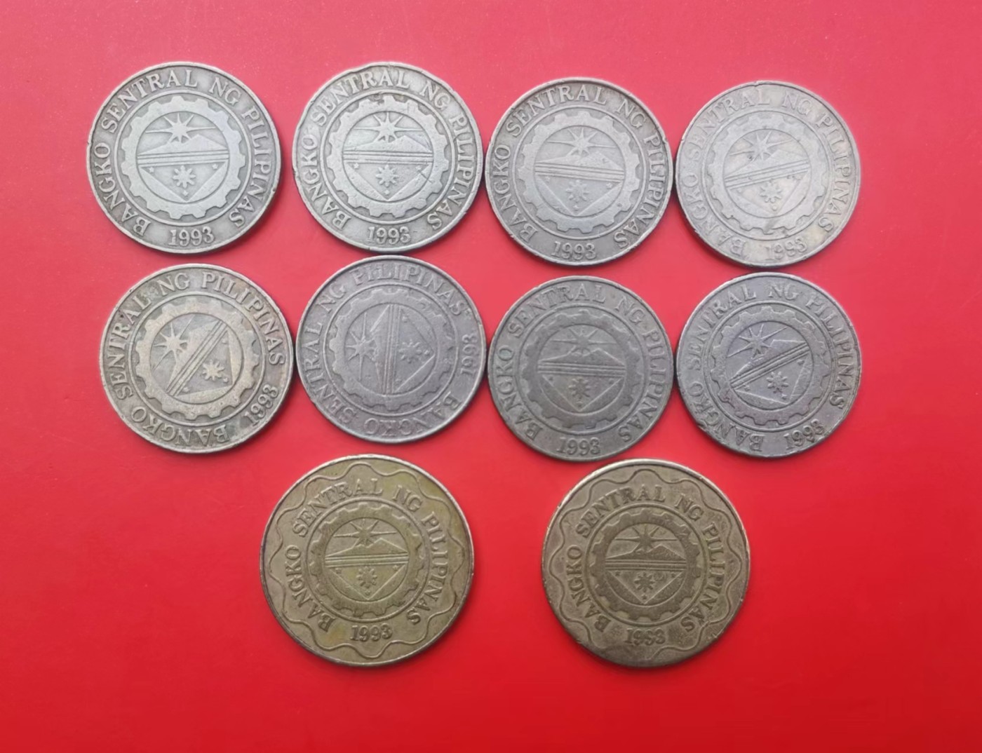 【易洋钱喜】第31场 国外硬币专场 菲律宾硬币十枚