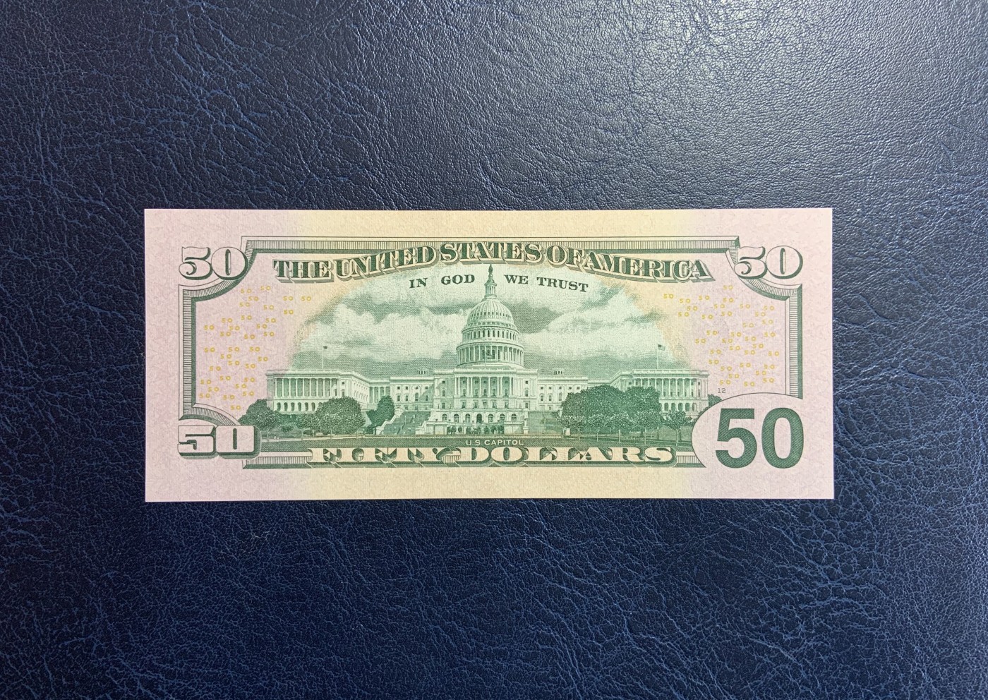 收藏联盟Quantum Auction 第312期拍卖  美国联邦储备券2004年50美元 品相全新UNC 老虎号开头 圆圆倒置号