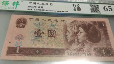 开心收藏拍卖 - 非常稀少的评级961豹子号一张，号码95857999