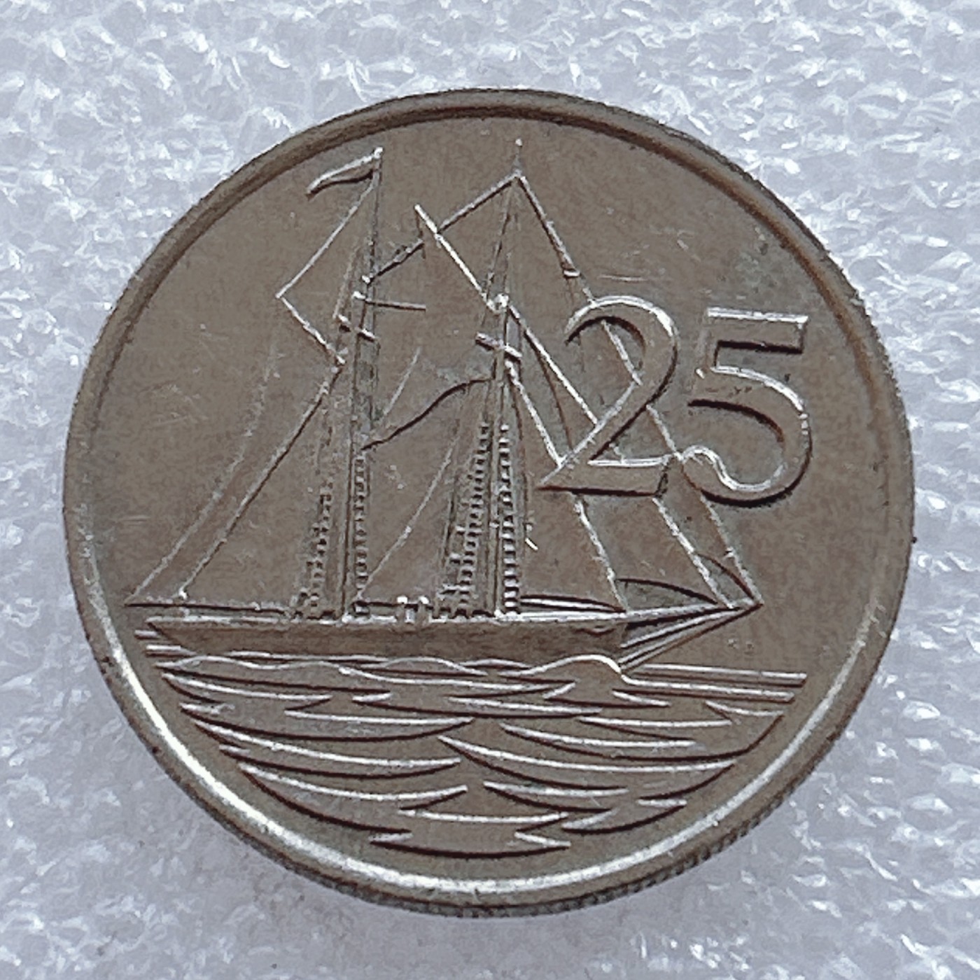 海外回流1元起拍小铺 各国钱币散币场 第2期 开曼1987年25分