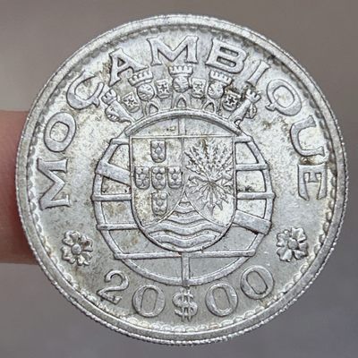 全场一元起拍 世界钱币散币、银币专场 第49期 - 1955年葡属莫桑比克20埃斯库多银币 重10g