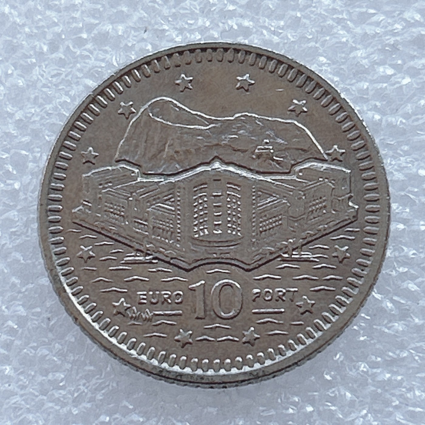 海外回流1元起拍小铺 各国钱币散币场 第2期 英属直布罗陀1992年10便士  中年女王时期