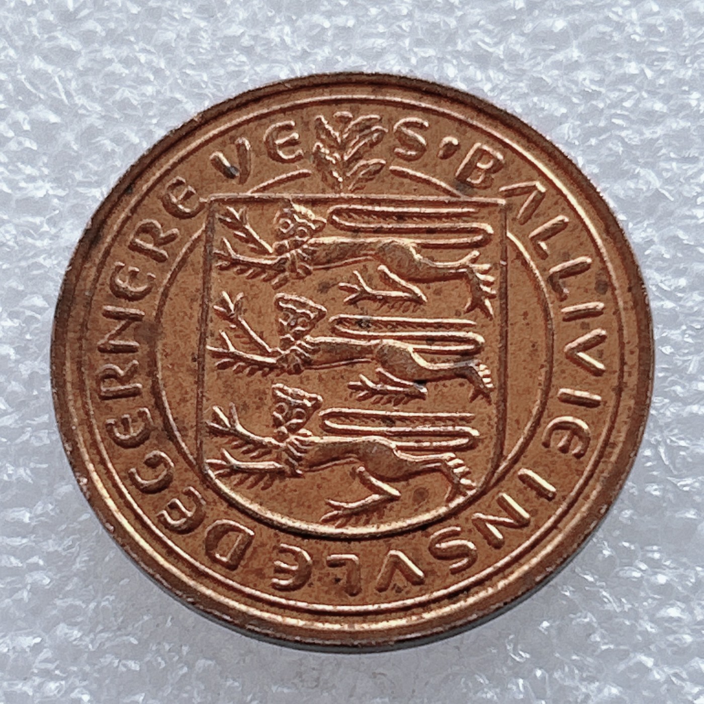 海外回流1元起拍小铺 各国钱币散币场 第2期 英属根西岛硬币1979年2便士铜币