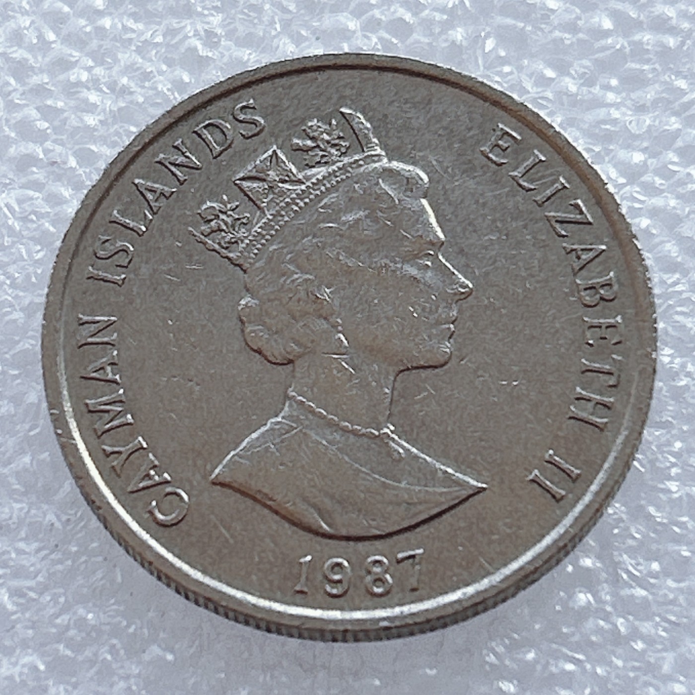 海外回流1元起拍小铺 各国钱币散币场 第2期 开曼1987年25分