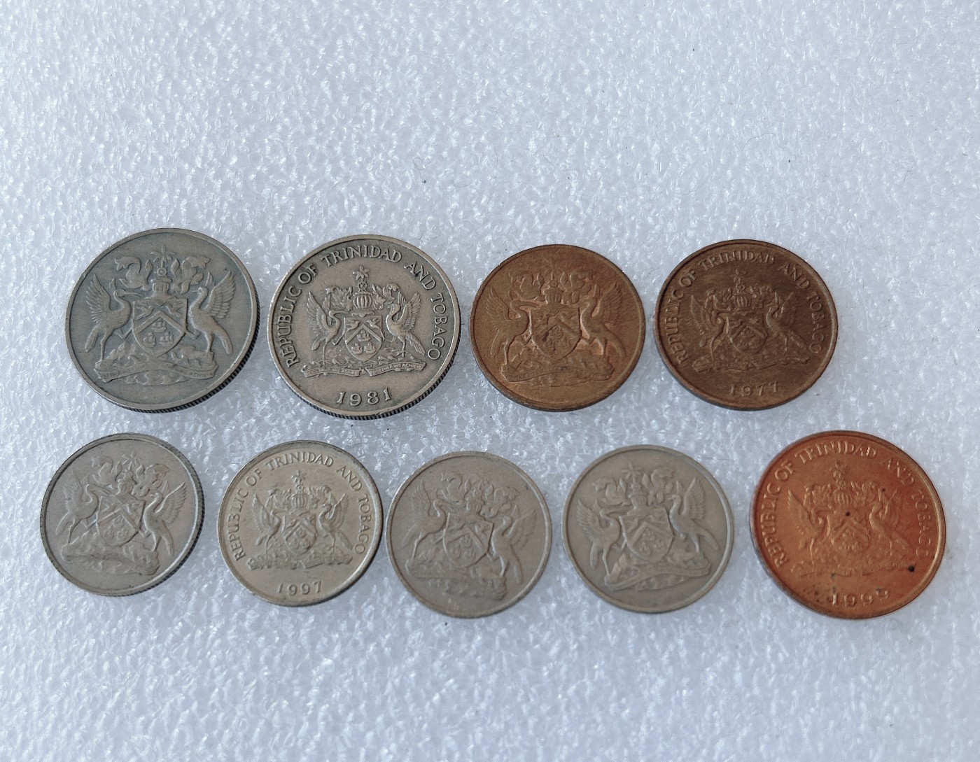 全场一元起拍 世界钱币散币、银币专场 第49期 特立尼达和多巴哥