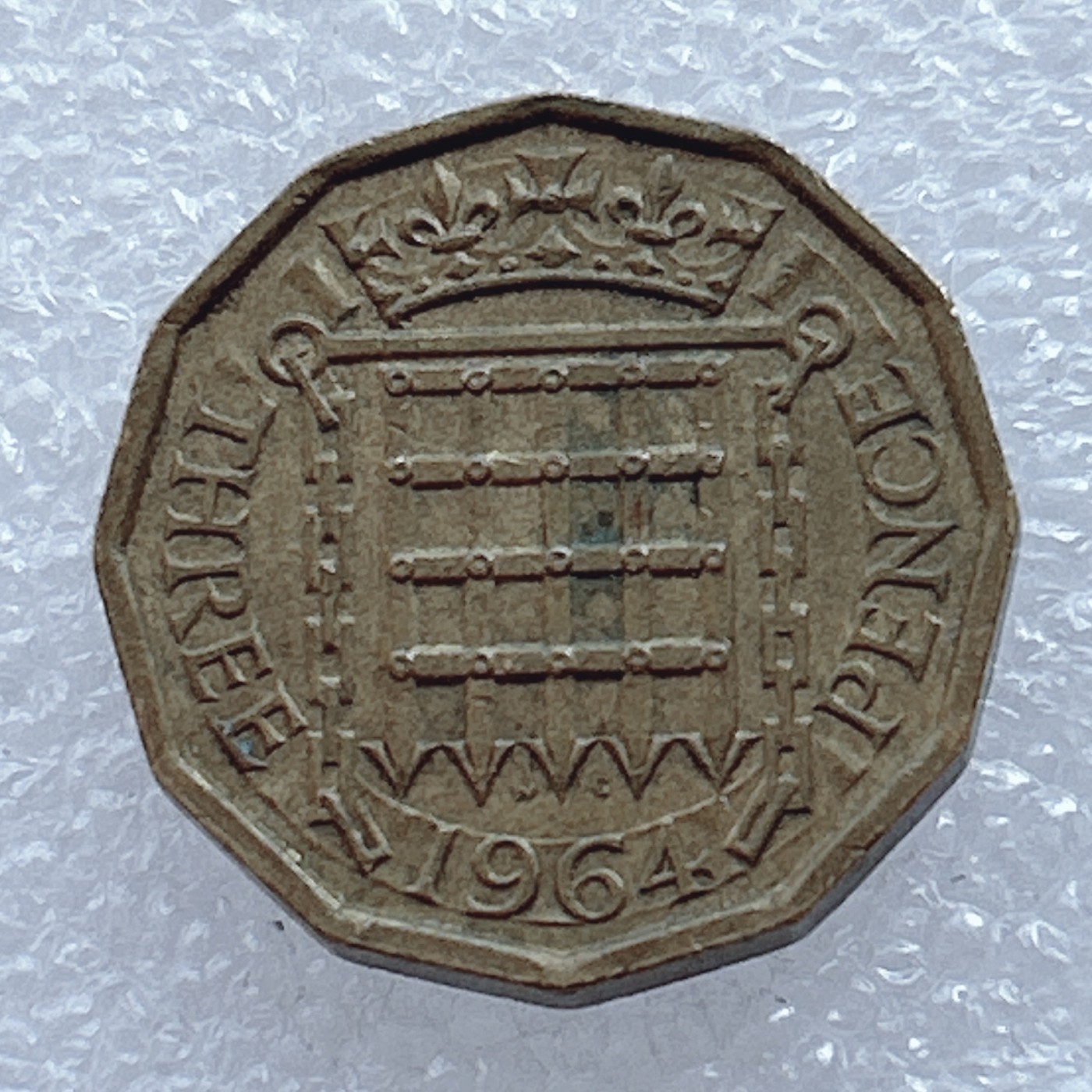 海外回流1元起拍小铺 各国钱币散币场 第2期 英国1964年3便士硬币 伊丽莎白二世