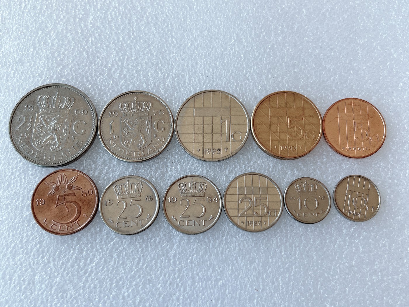 全场一元起拍 世界钱币散币、银币专场 第49期 荷兰硬币 11枚