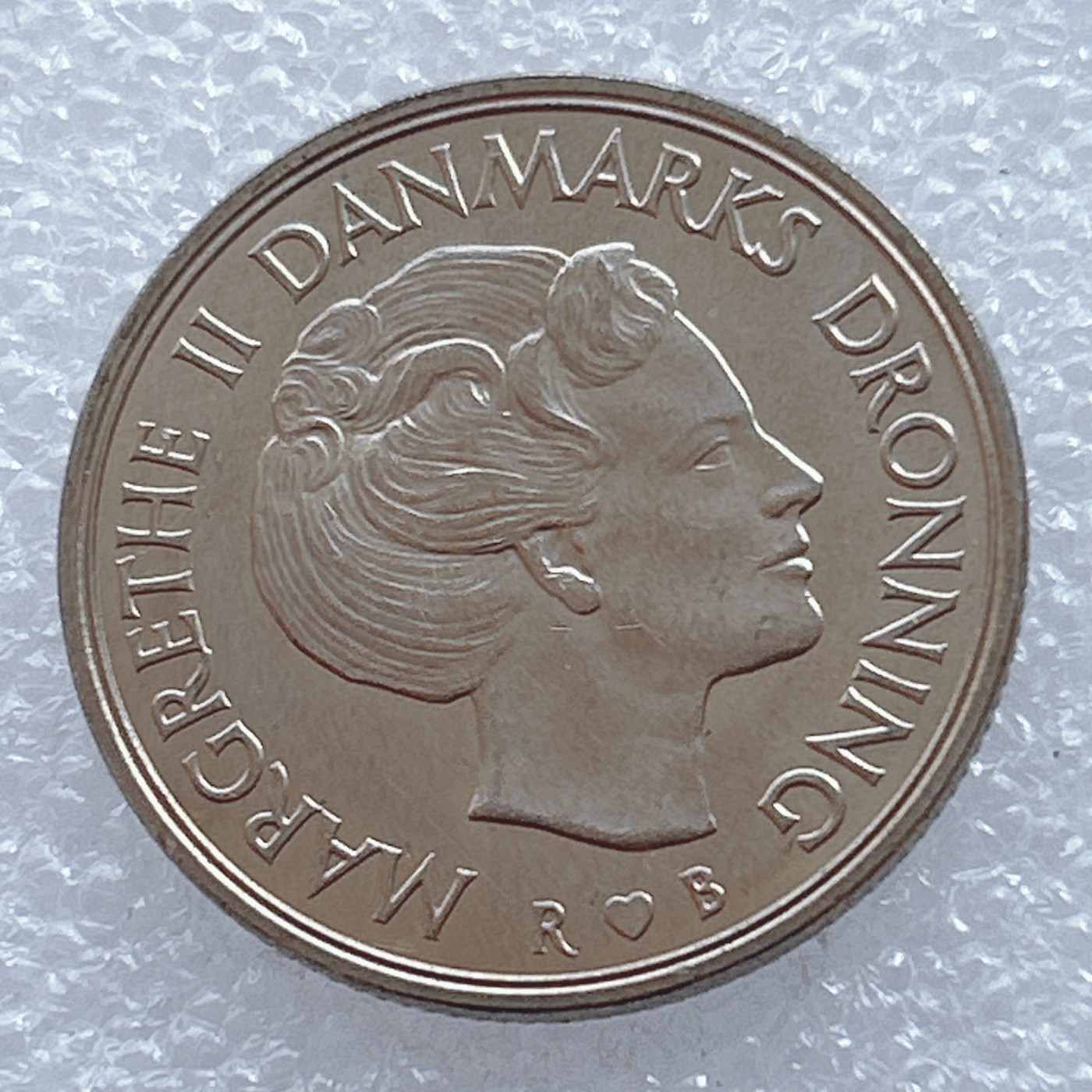 海外回流1元起拍小铺 各国钱币散币场 第2期 丹麦1984年1克朗 玛格丽特女皇