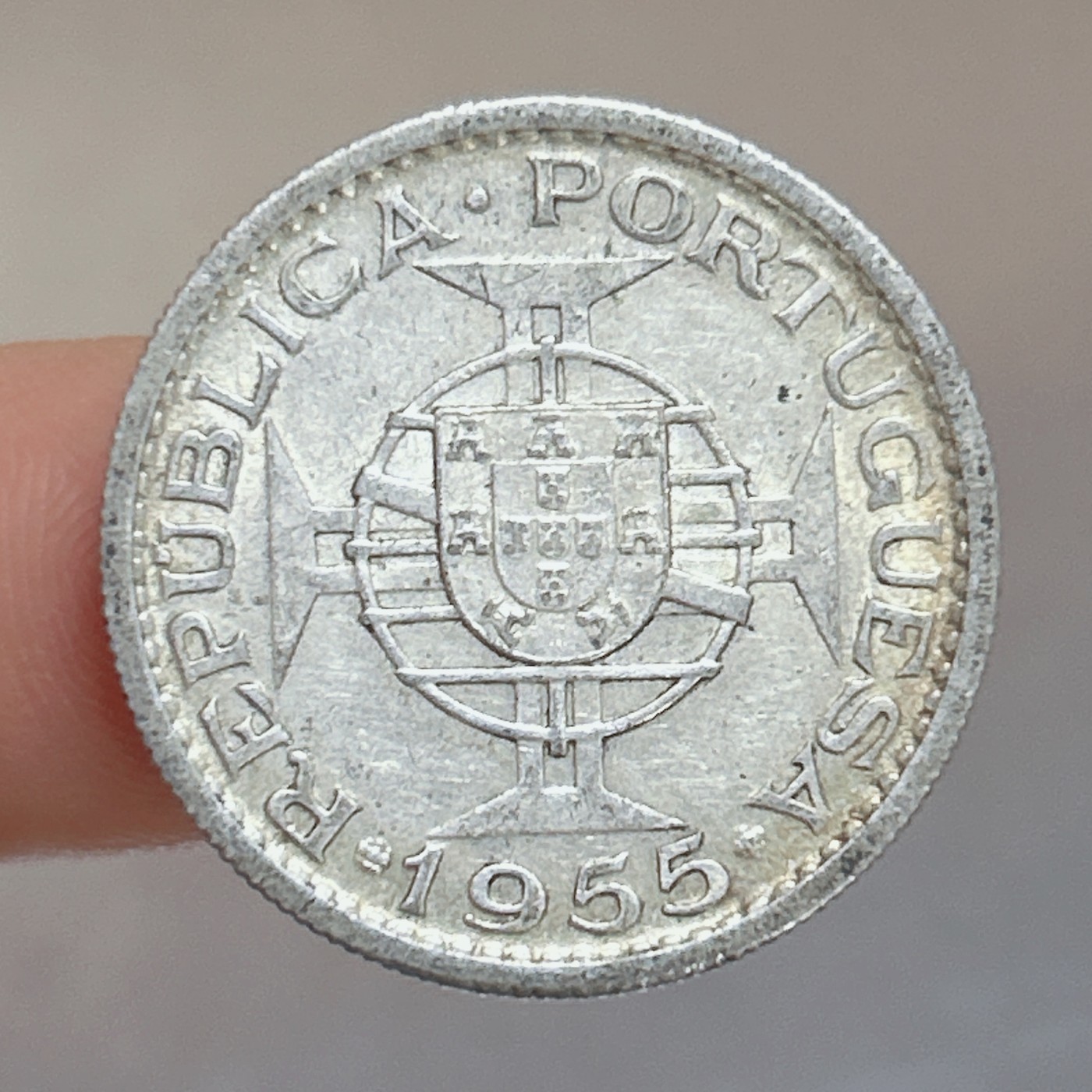 全场一元起拍 世界钱币散币、银币专场 第49期 葡属莫桑比克1955年10埃斯库多银币 5g