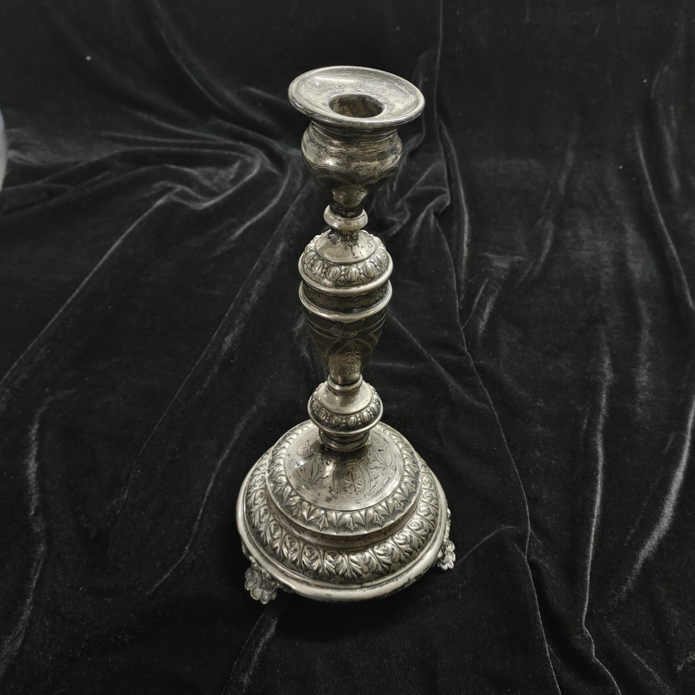 康怡轩【银器专场】第10期 烛台-337g