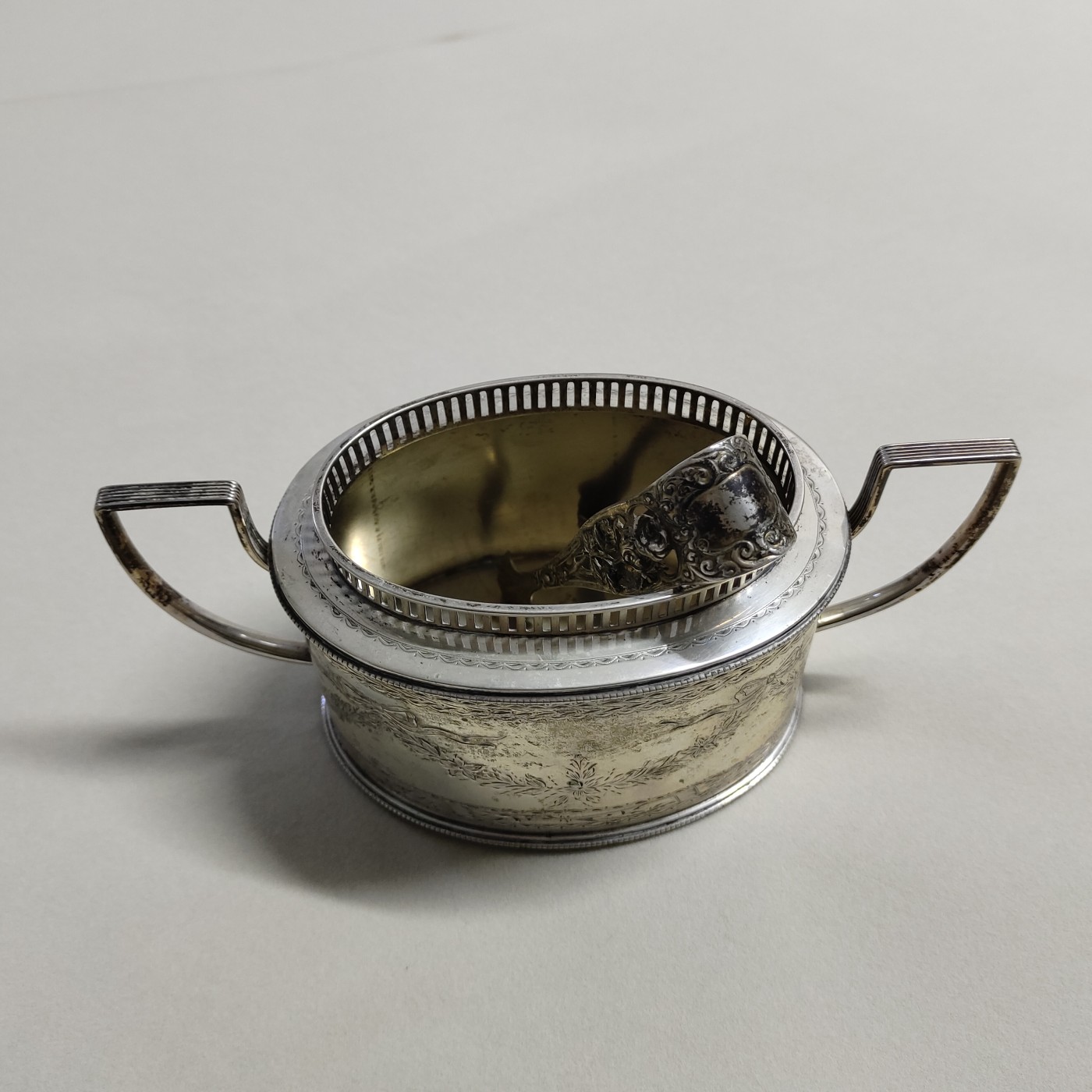康怡轩【银器专场】第10期 糖罐-286g
