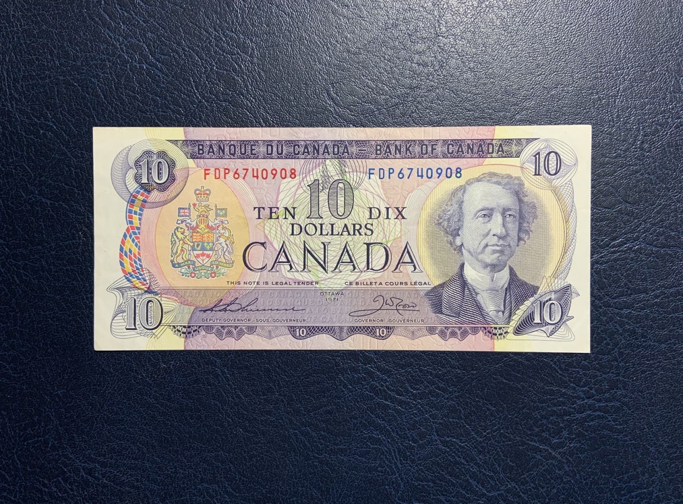 收藏联盟Quantum Auction 第313期拍卖  加拿大1971年10元 品相如图