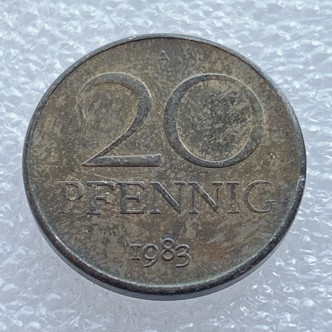 海外回流1元起拍小铺 各国钱币散币场 第2期 1983年民主德国东德20芬尼铜币