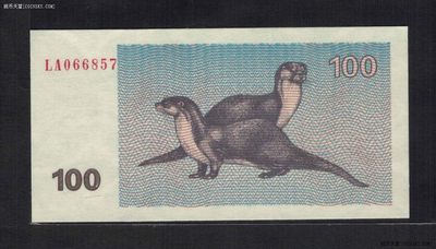 立陶宛1992年100立特 无4 P-42 欧洲纸币 实物图 UNC - 立陶宛1992年100立特 无4 P-42 欧洲纸币 实物图 UNC