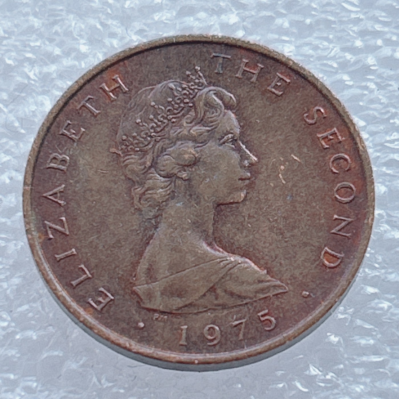 海外回流1元起拍小铺 各国钱币散币场 第2期 英属马恩岛1975年1便士小铜币 伊丽莎白二世