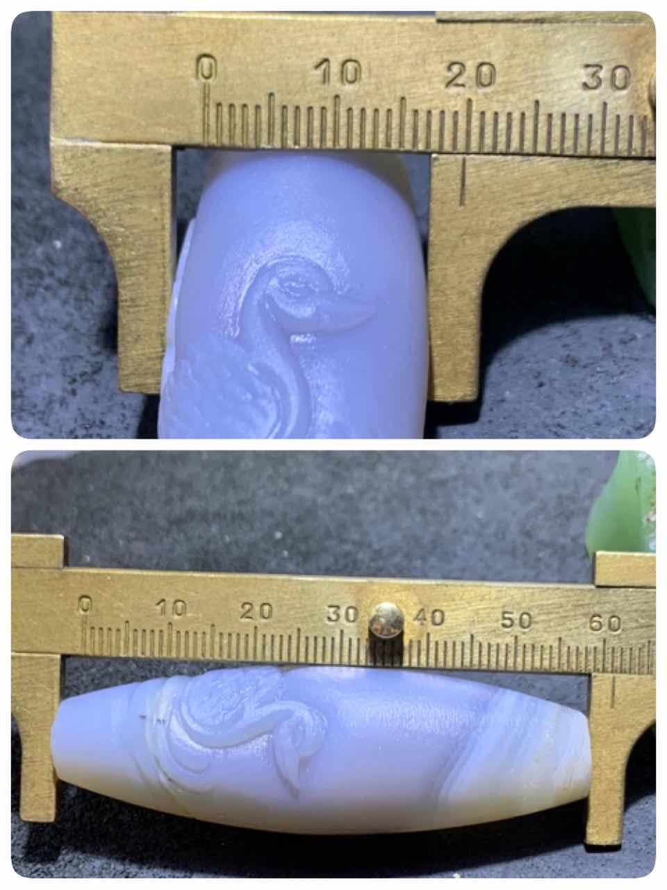 精美高玉化马达加斯加海洋玉髓手工俏色巧雕荷塘月色意境吊坠（把件）一个！
