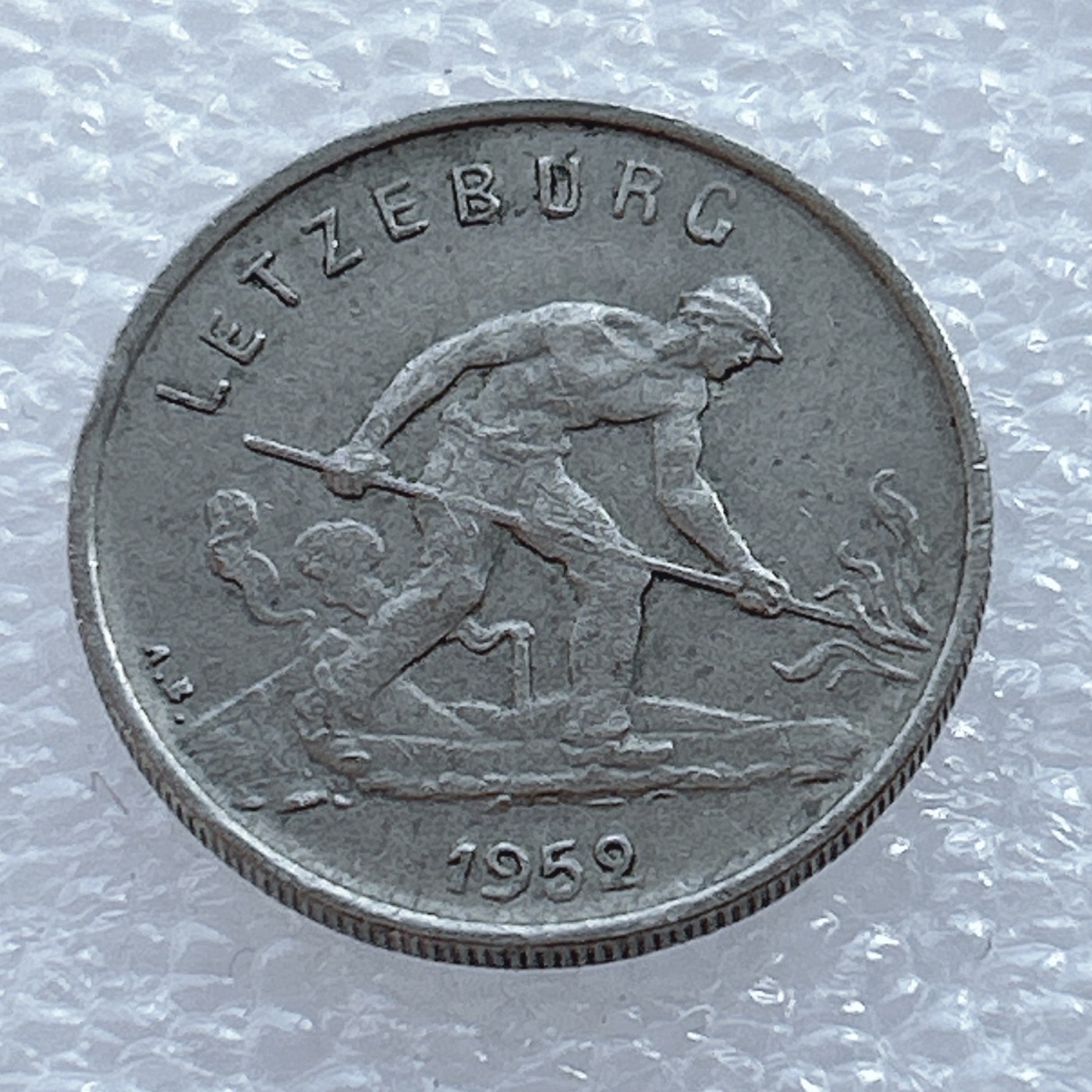 海外回流1元起拍小铺 各国钱币散币场 第2期 卢森堡1952年1法郎