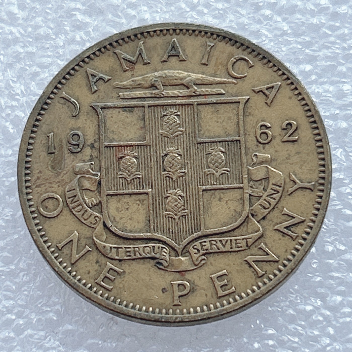 海外回流1元起拍小铺 各国钱币散币场 第2期 英属牙买加1962年伊丽莎白二世一便士铜币