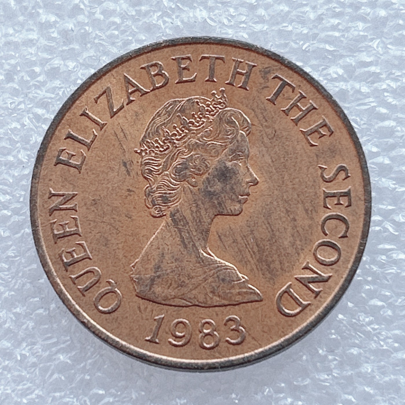 海外回流1元起拍小铺 各国钱币散币场 第2期 英属泽西岛1983年2便士