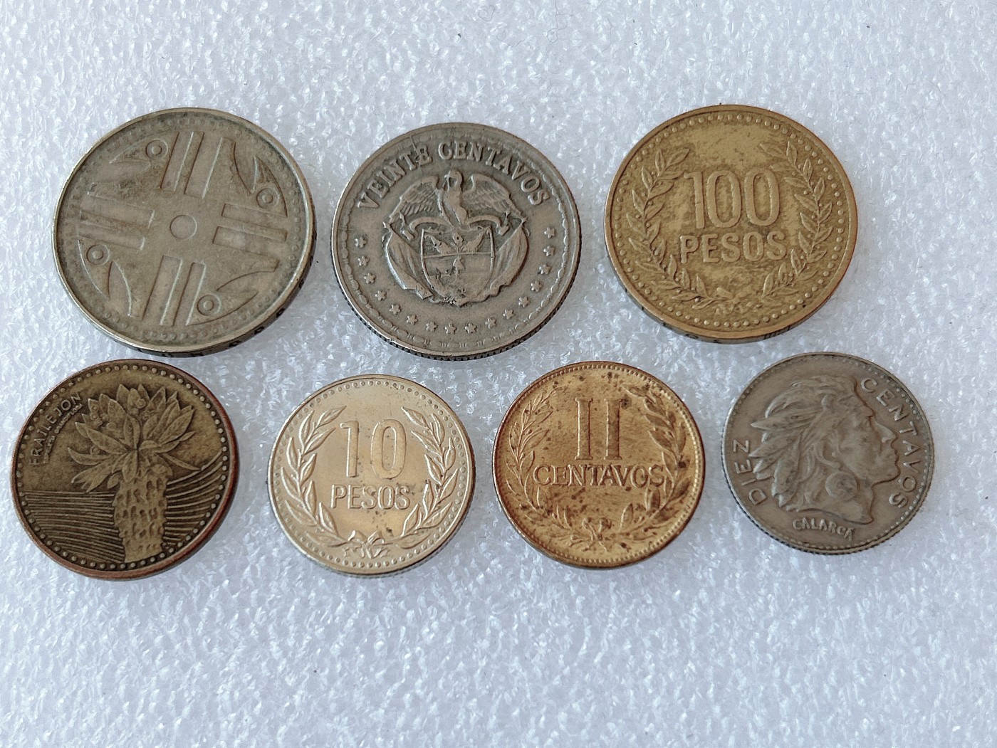 全场一元起拍 世界钱币散币、银币专场 第49期 哥伦比亚硬币 7枚