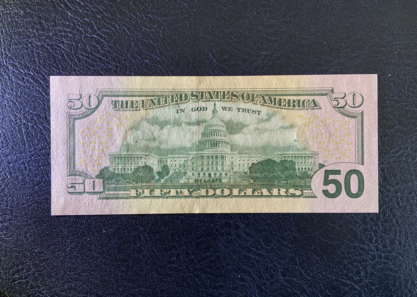 收藏联盟Quantum Auction 第312期拍卖  美国联邦储备券2004年50美元 品相全新UNC 老虎号开头 圆圆倒置号