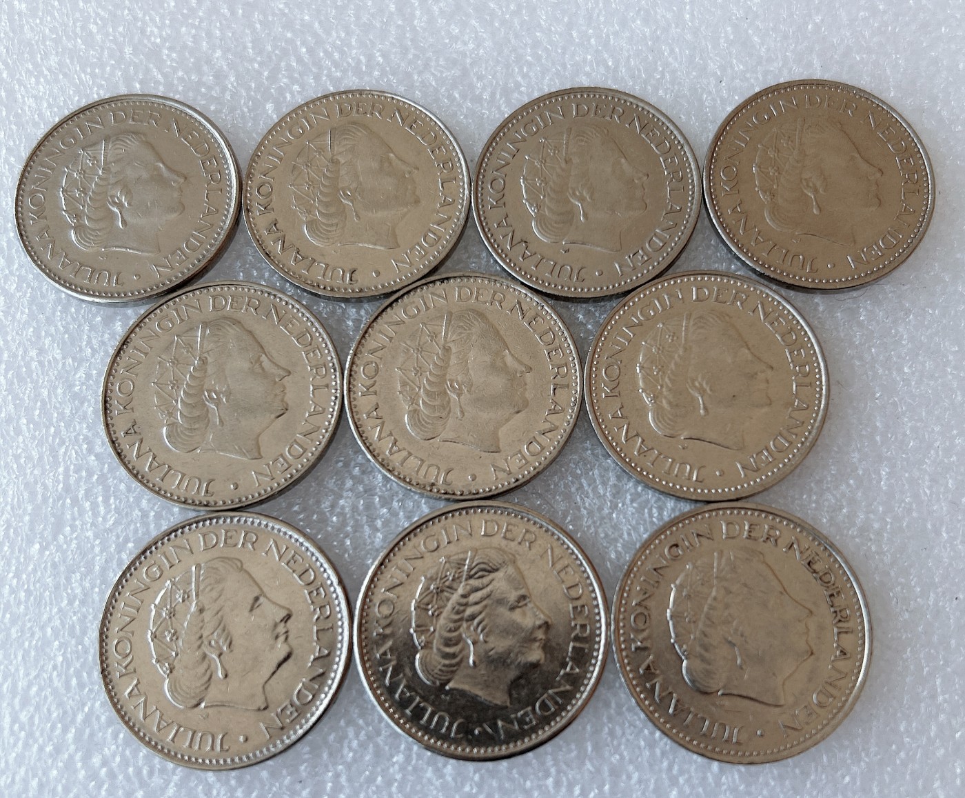 全场一元起拍 世界散币、银币专场 第52期 荷兰1盾 朱莉安娜女王 10枚