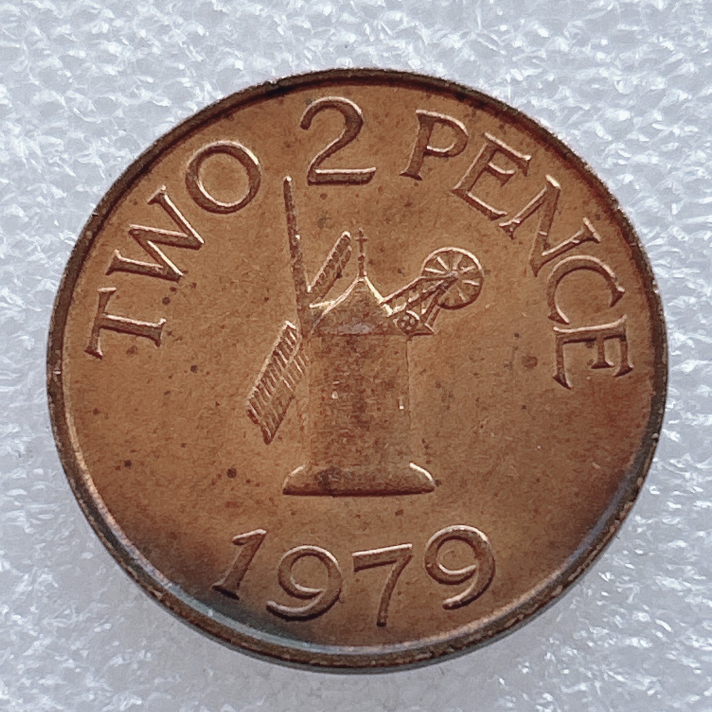 海外回流1元起拍小铺 各国钱币散币场 第2期 英属根西岛硬币1979年2便士铜币