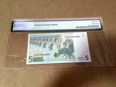 【Blue Auction】✨世界纸币精拍第409期【精】 欧盟 2002年5欧元 PMG67EPQ 二签