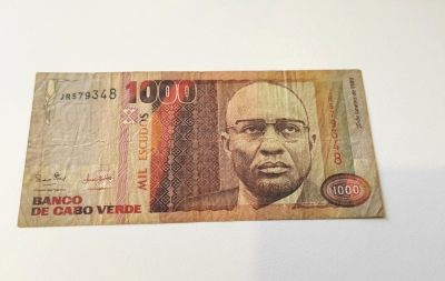 零零发亚洲非洲纸币专场年前最后一拍 200包邮无佣金 - 佛得角1000