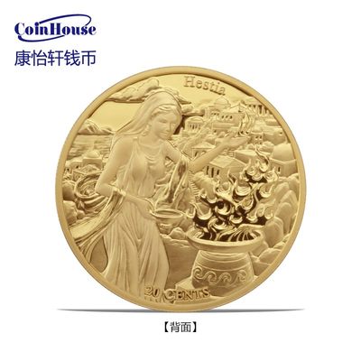2022年萨摩亚发行赫斯提亚 VS 摩羯座20分彩色镀金纪念铜币 - 2022年萨摩亚发行赫斯提亚 VS 摩羯座20分彩色镀金纪念铜币