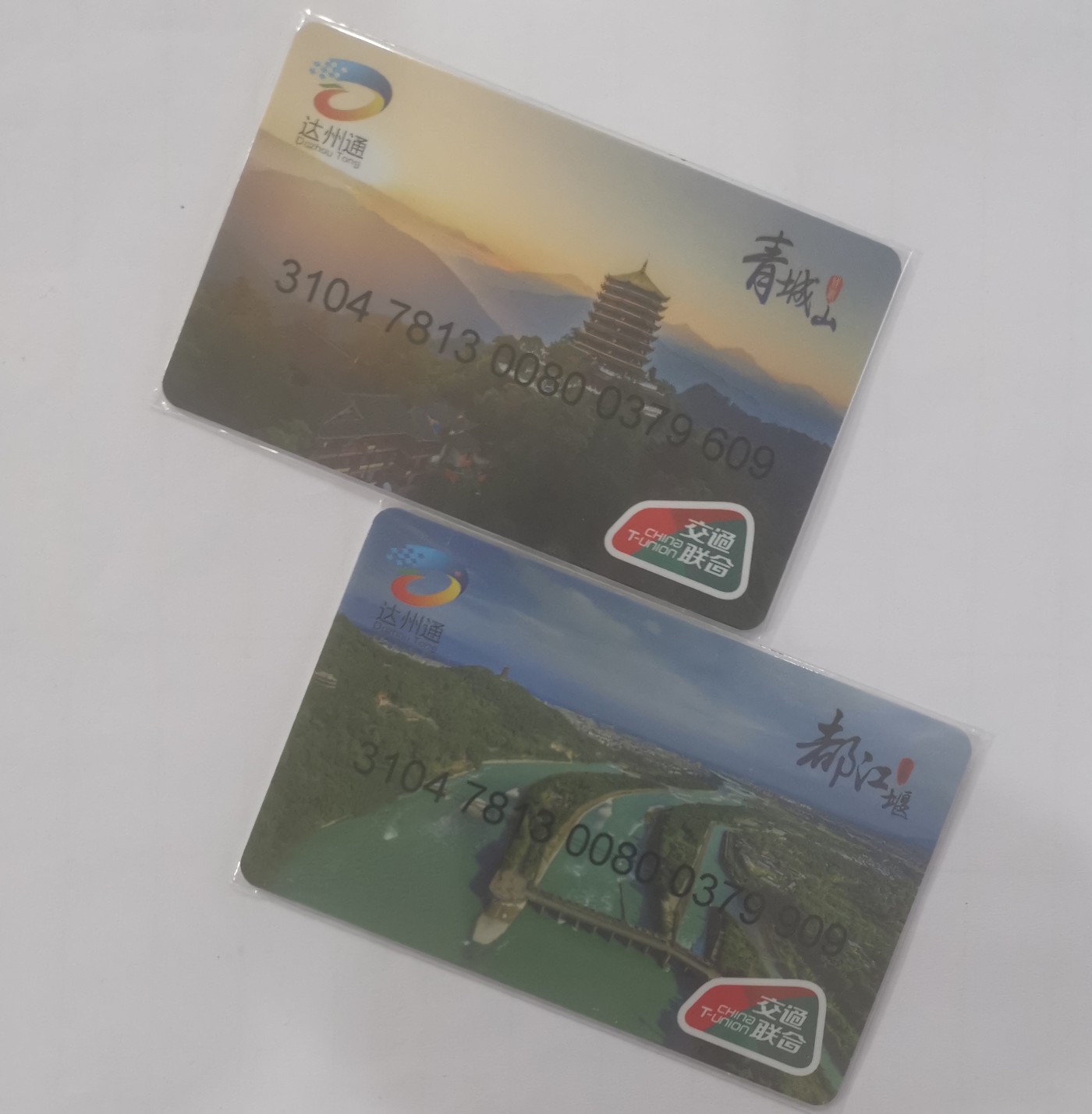 圣诞场 2019年四川卡友交流会纪念卡一对 尾号双同 09