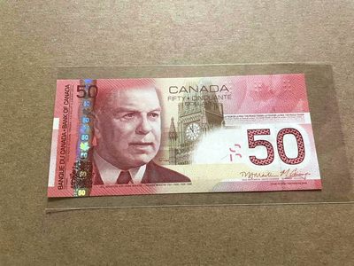 【Blue Auction】✨世界纸币精拍第409期【精】 【无47】加拿大 2004年50元 全新UNC