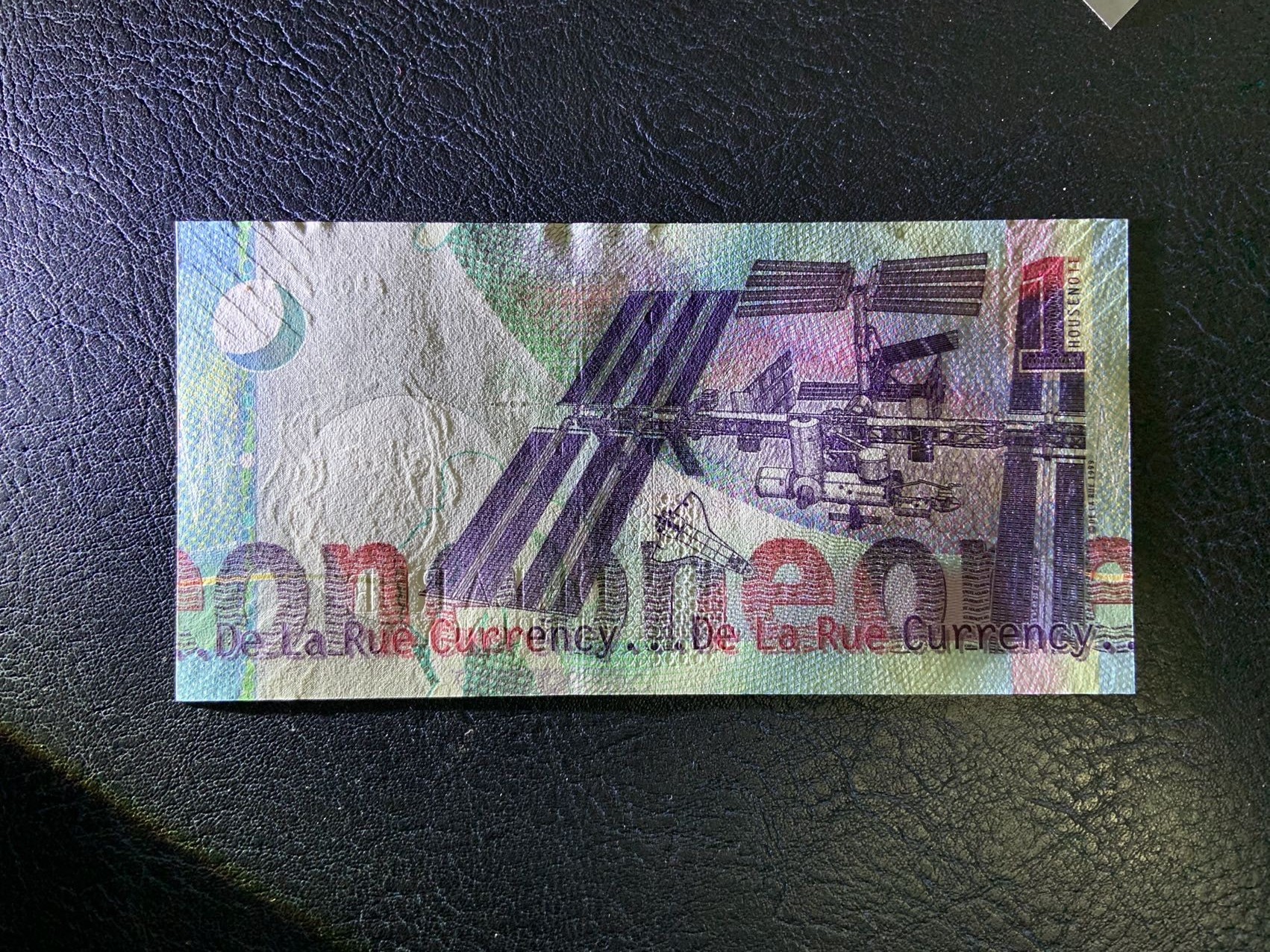 收藏联盟Quantum Auction 第313期拍卖  英国德纳罗公司1997年牛顿纪念测试钞 品相全新UNC