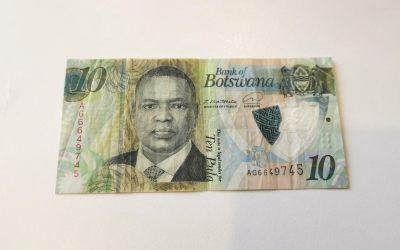 零零发亚洲非洲纸币专场年前最后一拍 200包邮无佣金 - 博茨瓦纳10