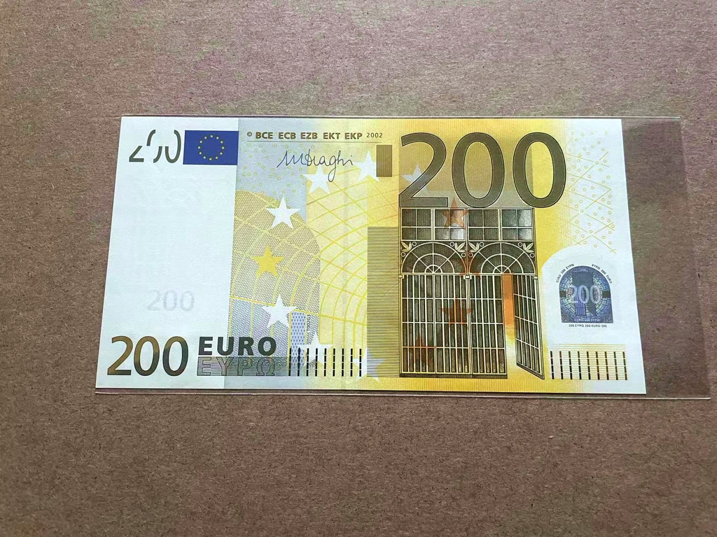 【Blue Auction】✨世界纸币精拍第409期【精】 欧盟 2002年200欧元 全新UNC