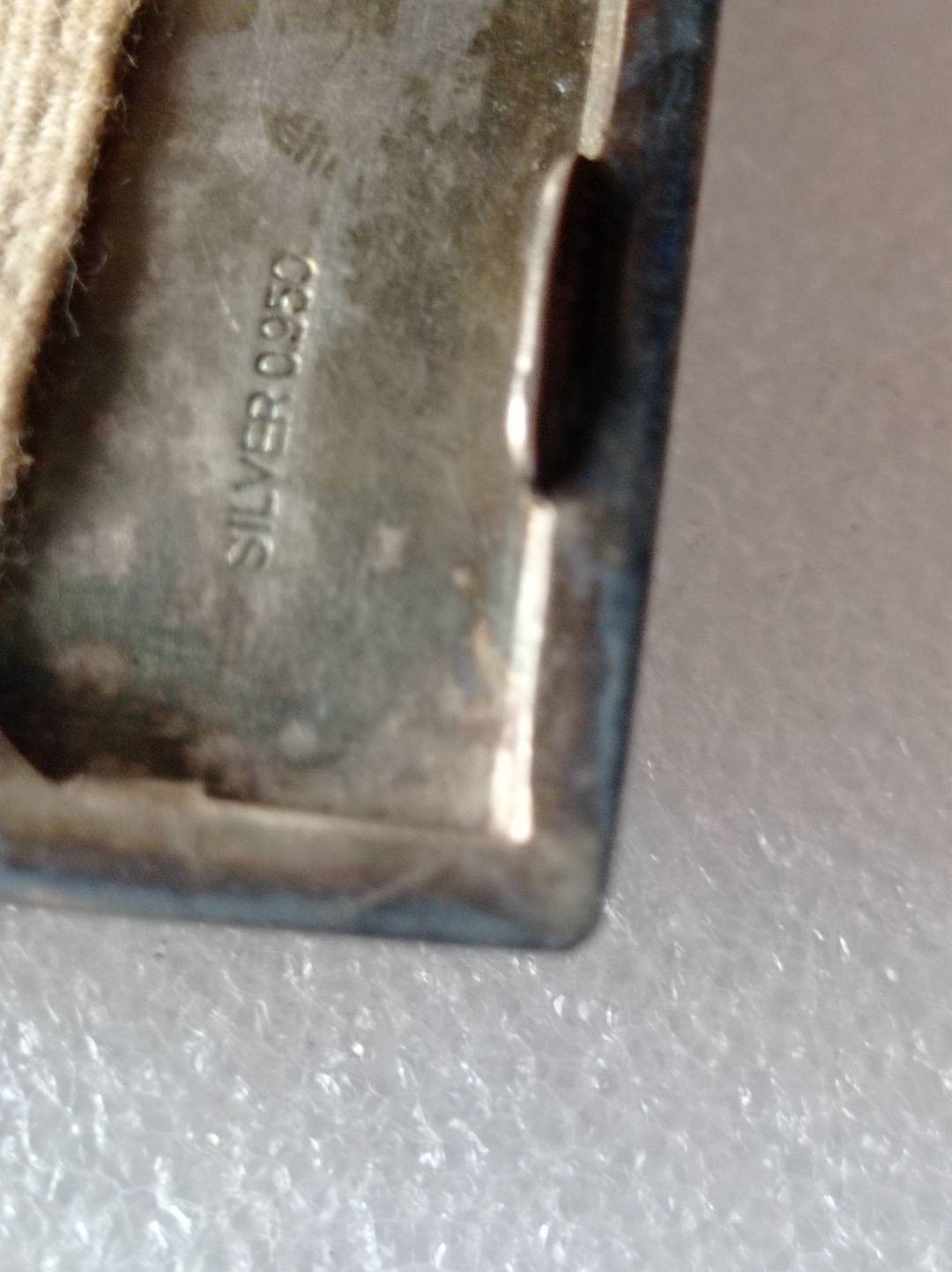 唐草纹手工刻花银烟盒