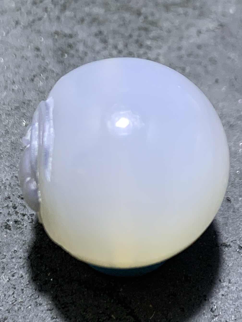 精美高玉化亚光海洋玉髓手工俏色巧雕蝙蝠随形2.0随形圆珠一个