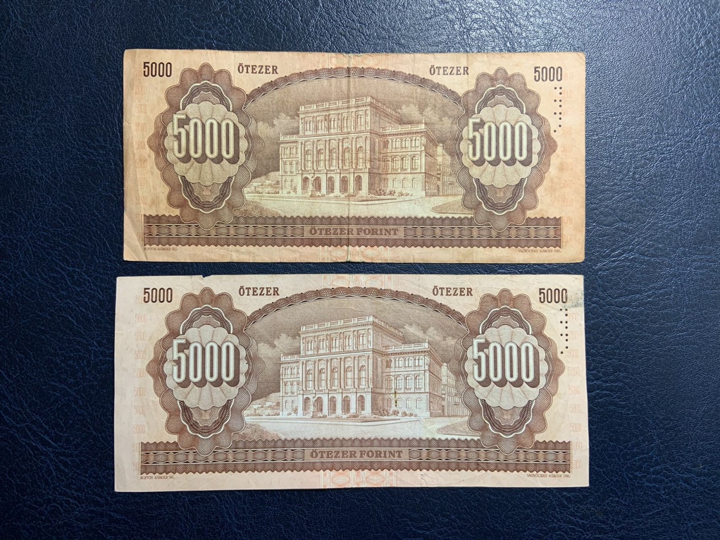 收藏联盟Quantum Auction 第313期拍卖  匈牙利1992和1993年5000福林 品相如图