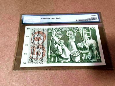 【Blue Auction】✨世界纸币精拍第409期【精】 【无47】瑞士 1972年50法郎 PMG65EPQ 