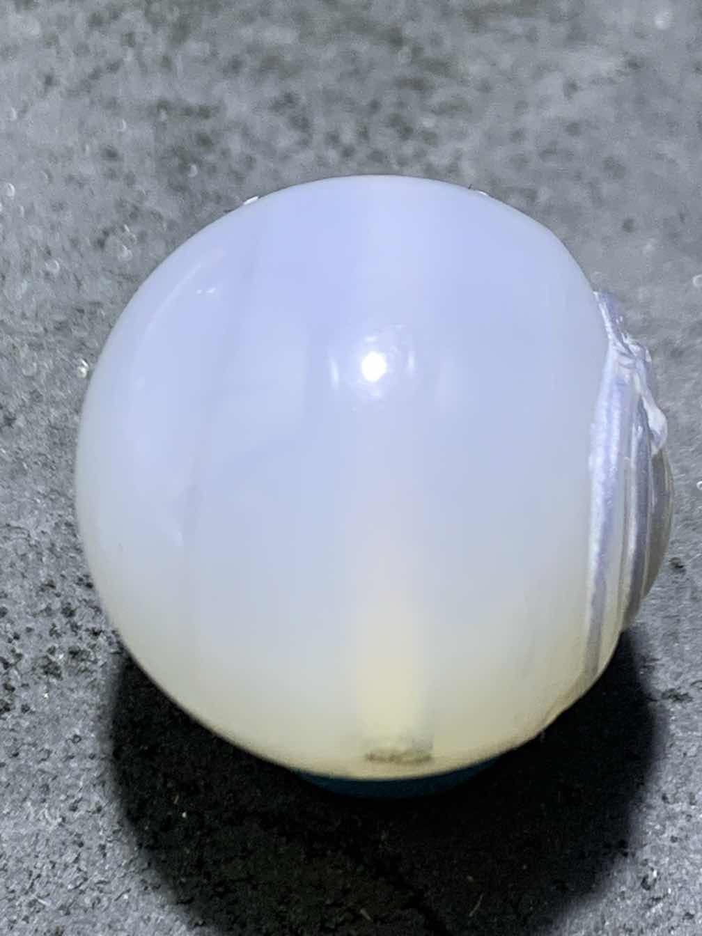 精美高玉化亚光海洋玉髓手工俏色巧雕蝙蝠随形2.0随形圆珠一个