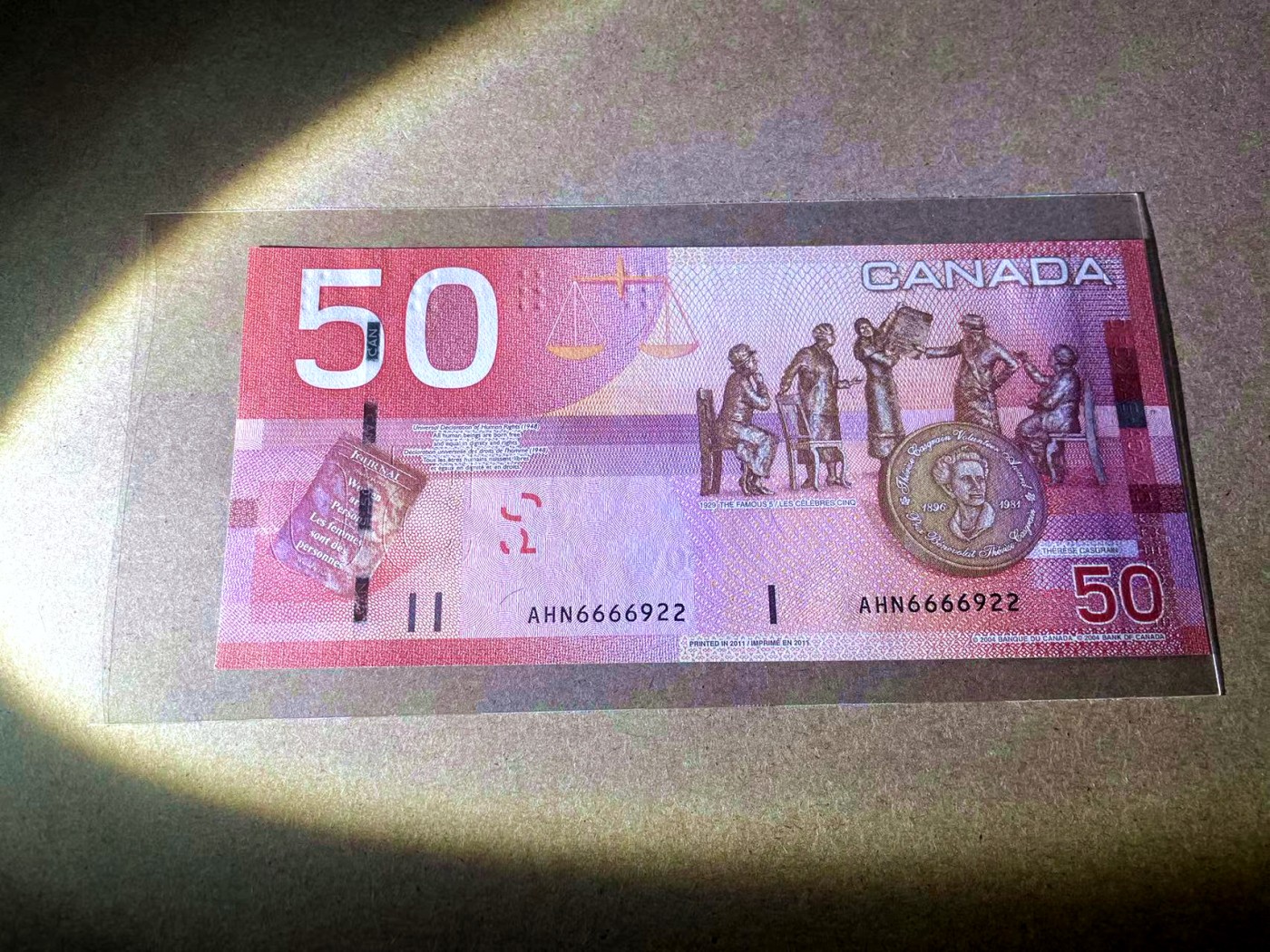 【Blue Auction】✨世界纸币精拍第409期【精】 【无47】加拿大 2004年50元 全新UNC