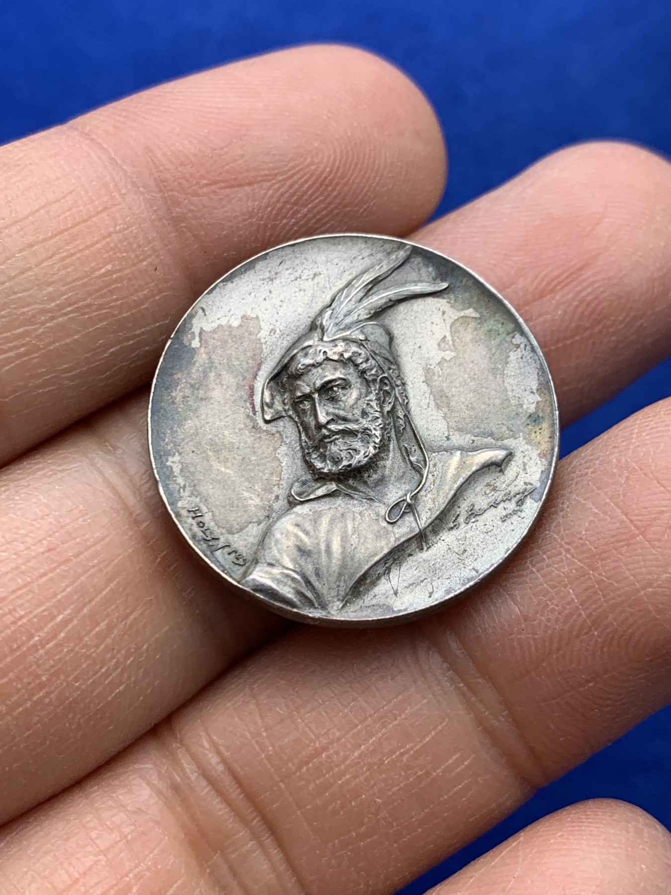 《竞宝斋》圣诞专辑  第一场  第227场 定制纪念章相赠 (全场顺丰包邮) 1912年瑞士圣加仑射击节银章，25.9mm 10.75g 边缘圆润厚实高浮雕 少见品种，真正原盒，瑞射藏家的喜爱品种