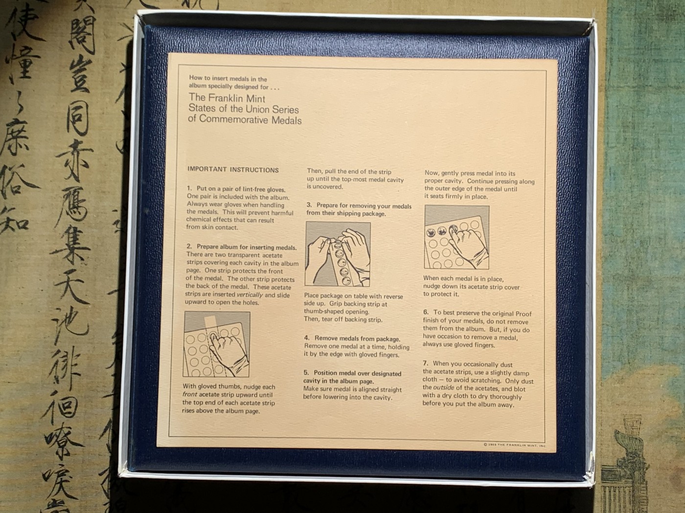 《竞宝斋》圣诞专辑  第一场  第227场 定制纪念章相赠 (全场顺丰包邮) 美国1969年50州精制纯银银章 每枚重14.5克左右 共725克左右 加厚说明书