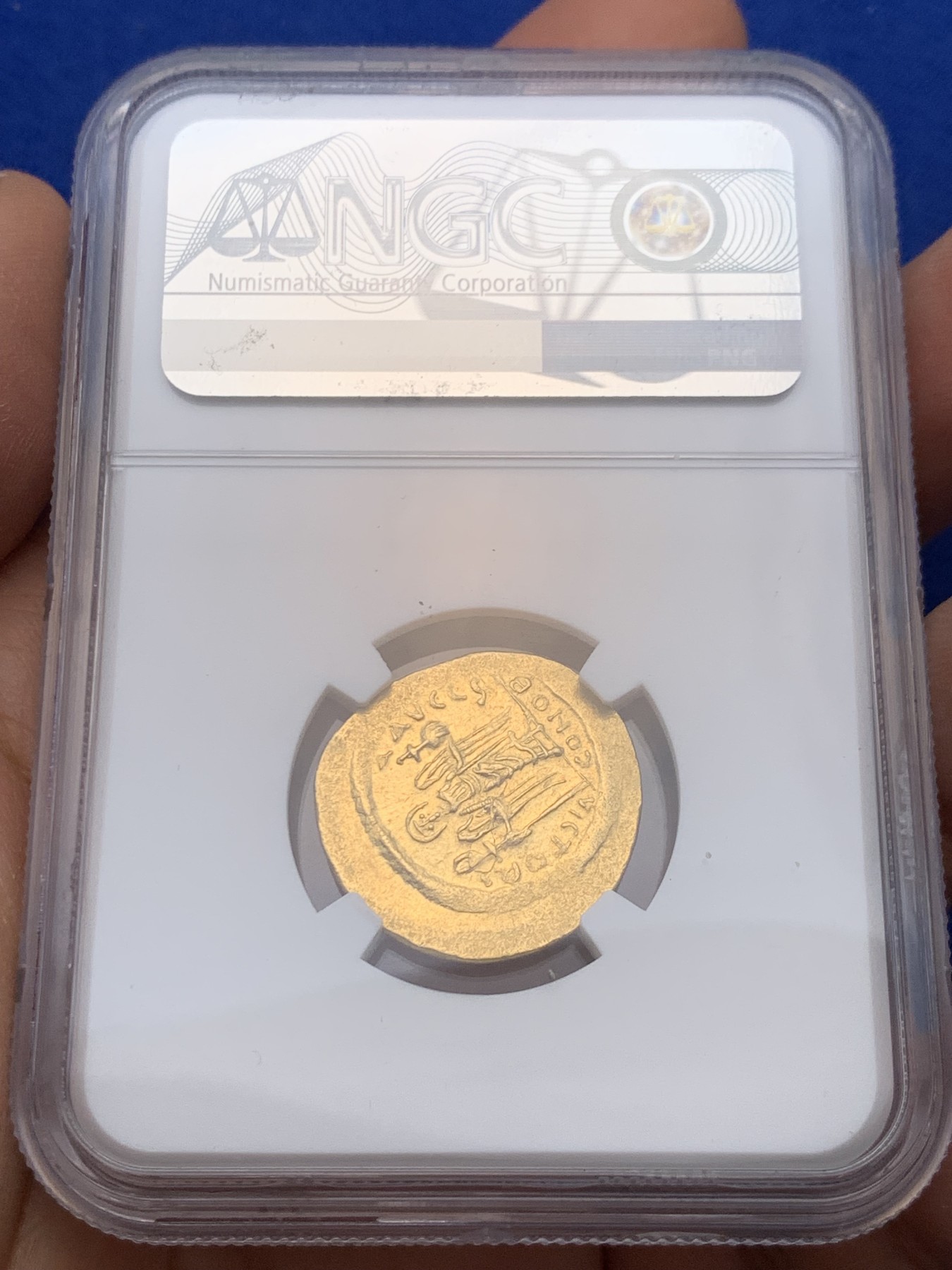 《竞宝斋》圣诞专辑  第一场  第227场 定制纪念章相赠 (全场顺丰包邮) NGC MS 4/5 5/5 拜占庭帝国福卡斯 索利多金币 极品分数 收藏级