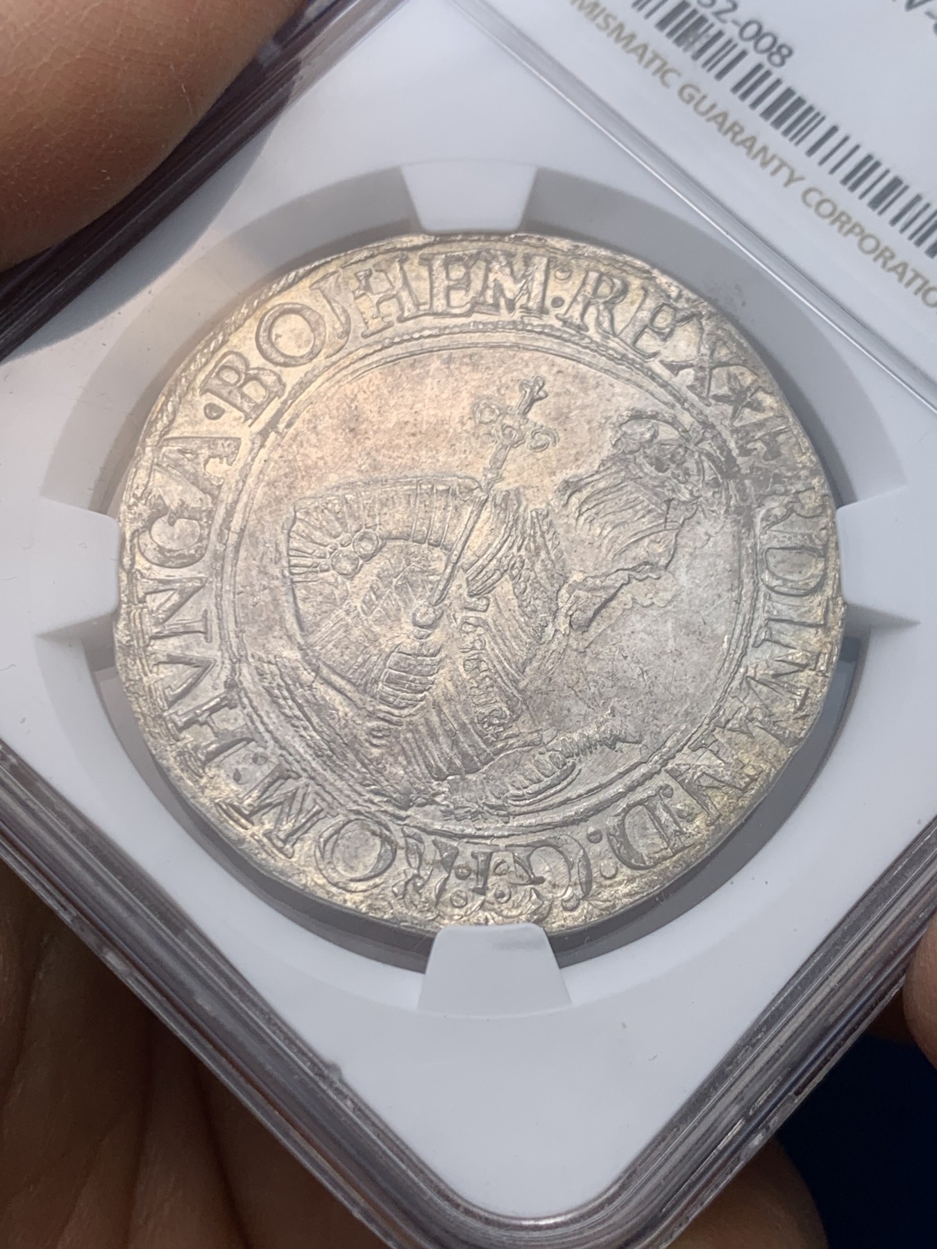 《竞宝斋》圣诞专辑  第二场  第228场 定制纪念章相赠 (全场顺丰包邮) NGC-MS63 神圣罗马帝国 1521-1564年打制 维也纳厂 斐迪南一世泰勒大银币 状态惊人