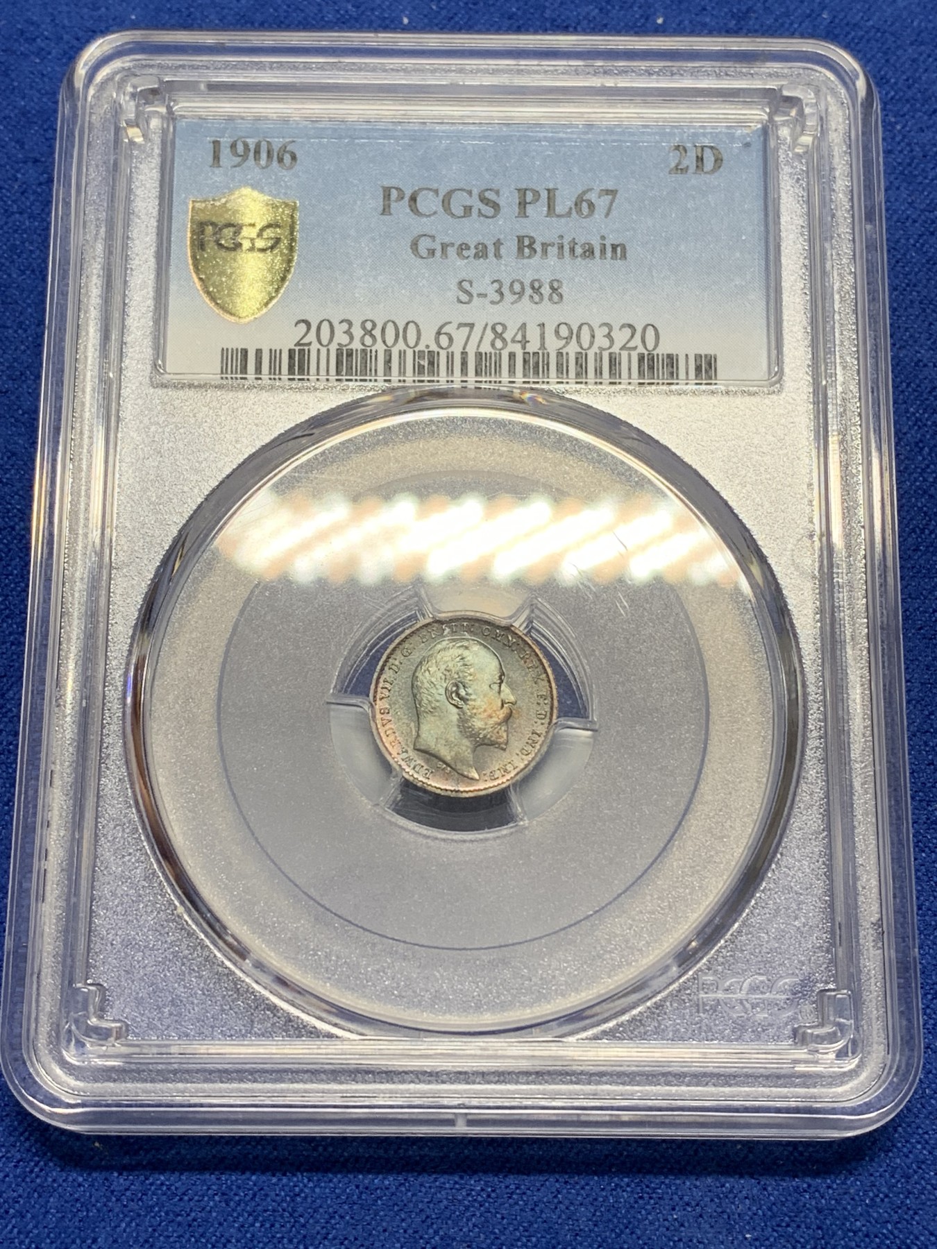 《竞宝斋》圣诞专辑  第二场  第228场 定制纪念章相赠 (全场顺丰包邮) 4枚一组 PCGS-PL66-68 英国1906年爱德华七世 濯足节套币。镜面感非常明显，且有统一的欧珀光泽包浆，全套高分，包含多枚冠军分，不可超越的一套。带同年份原盒。