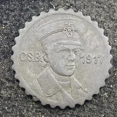 【淘币小摊】第二百三十一拍 散币场  周三到周日五连拍 满百包邮可预留 每周一发货  - 德紧1917年15芬妮锌币