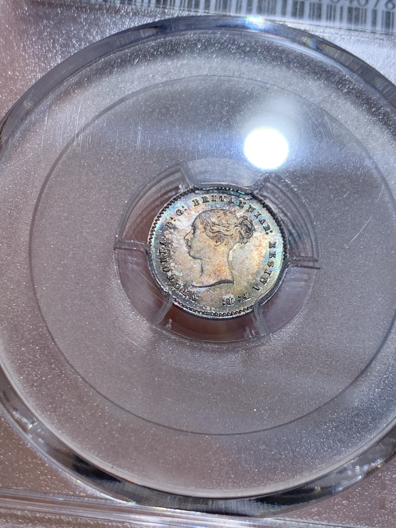 《竞宝斋》圣诞专辑  第二场  第228场 定制纪念章相赠 (全场顺丰包邮) 4枚一组 PCGS PL63-67 英国1857小维早期濯足币，1D+2D+3D+4D面值，顶级分数PL状态，附送原盒传承有序